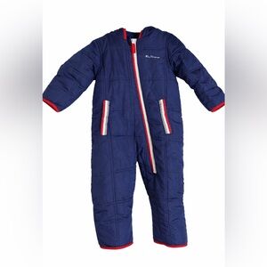 BEN SHERMAN BABY BUBBLE SNOWSUIT 18 MONTHS